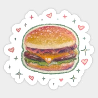 Burger lover Sticker